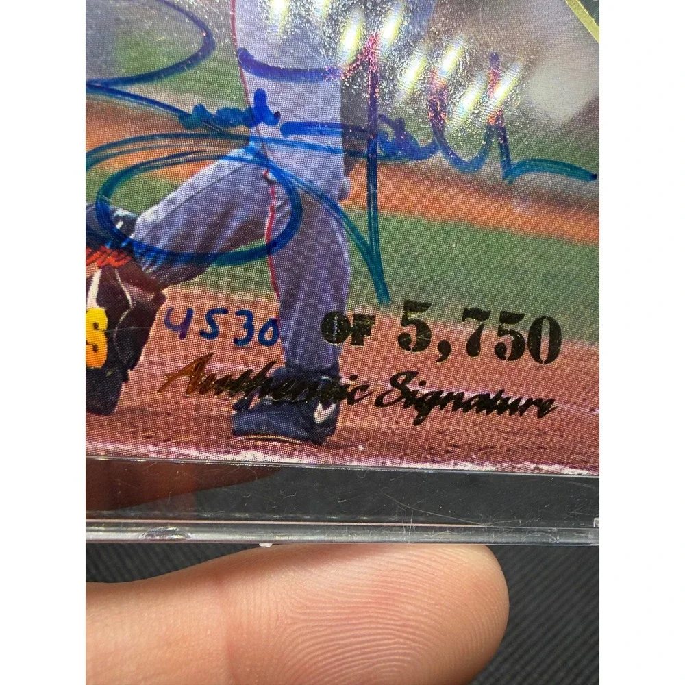 1995 Signature Rookies Brad Fullmer Montreal Expos Auto /5750 Baseball Card